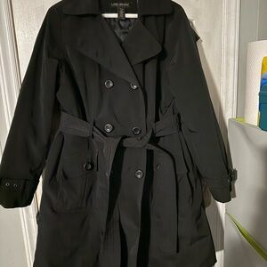 Lane Bryant Classic Black Trench Coat